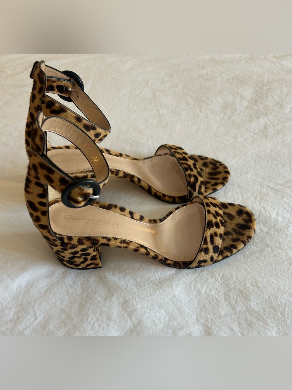 Gianvito Rossi leopard heels 39.5